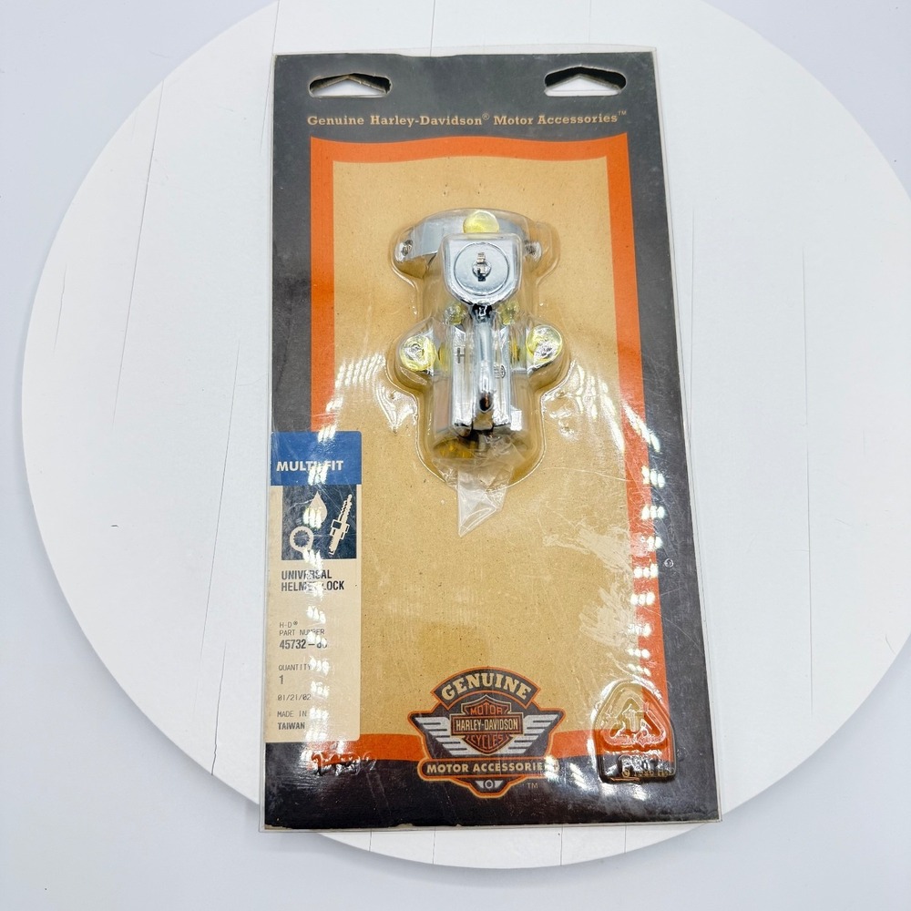 Vintage Harley-Davidson Motorcycle Hog‎ Universal Helmet Lock PN: 45732-86 NEW